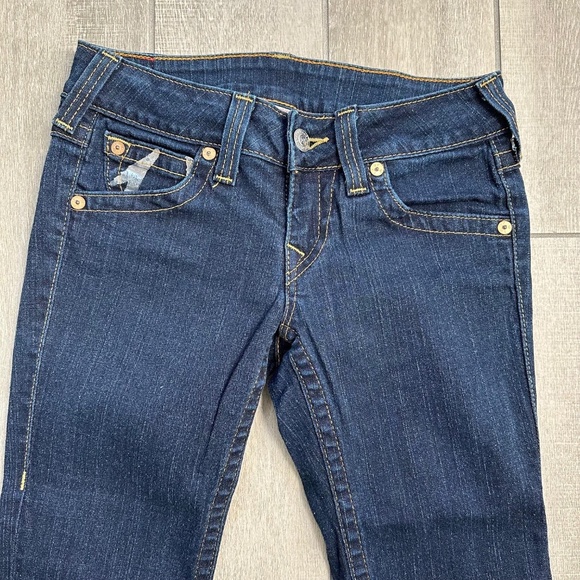(New) True Religion World Tour Jeans Women's Dark Wash Skinny Denim Size 29 NWOT - Picture 10 of 16